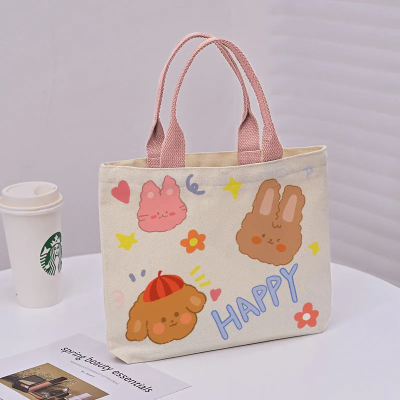 Large Capacity Commuter Lunch Simple Versatile Handbags
