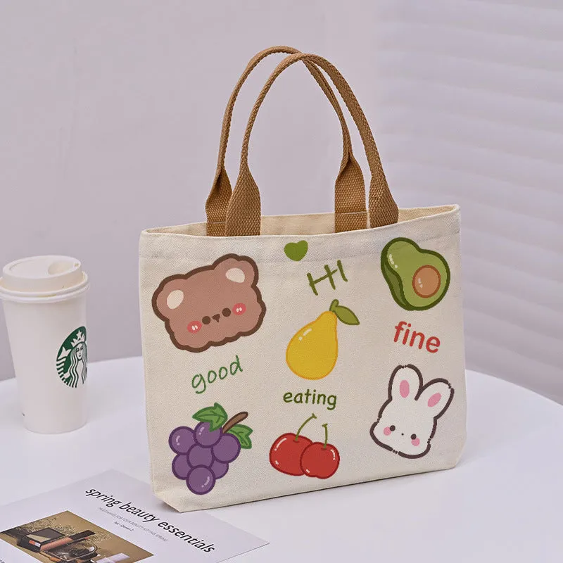 Large Capacity Commuter Lunch Simple Versatile Handbags