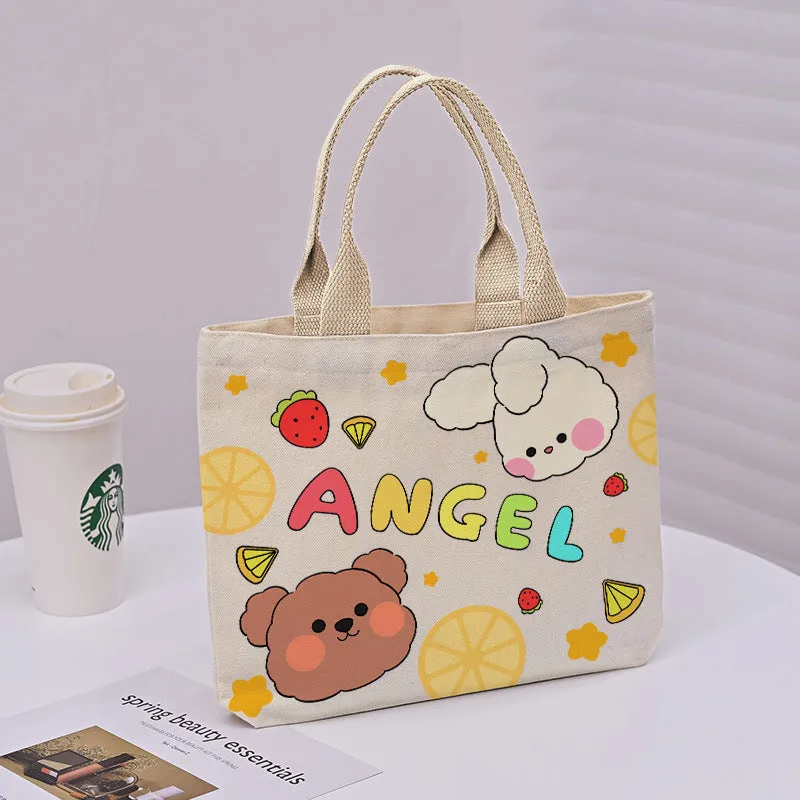 Large Capacity Commuter Lunch Simple Versatile Handbags