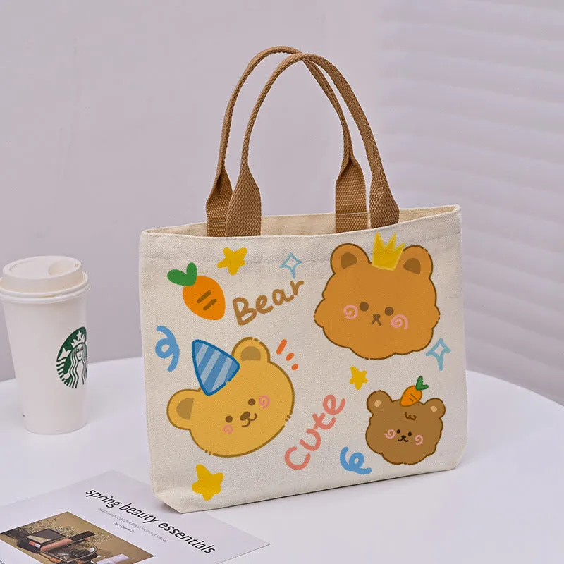 Large Capacity Commuter Lunch Simple Versatile Handbags