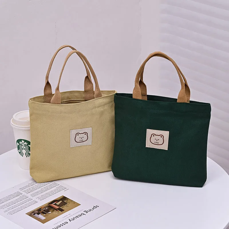 Large Capacity Commuter Lunch Simple Versatile Handbags