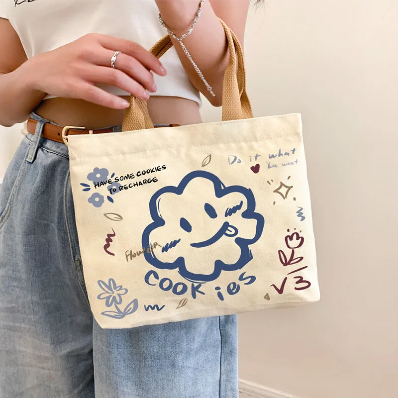 Large Capacity Commuter Lunch Simple Versatile Handbags