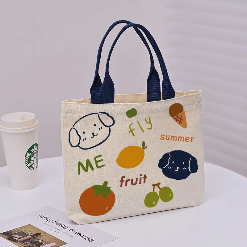 Large Capacity Commuter Lunch Simple Versatile Handbags