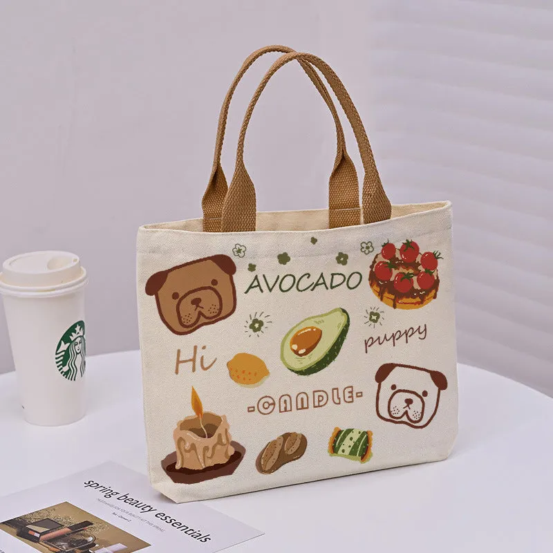 Large Capacity Commuter Lunch Simple Versatile Handbags