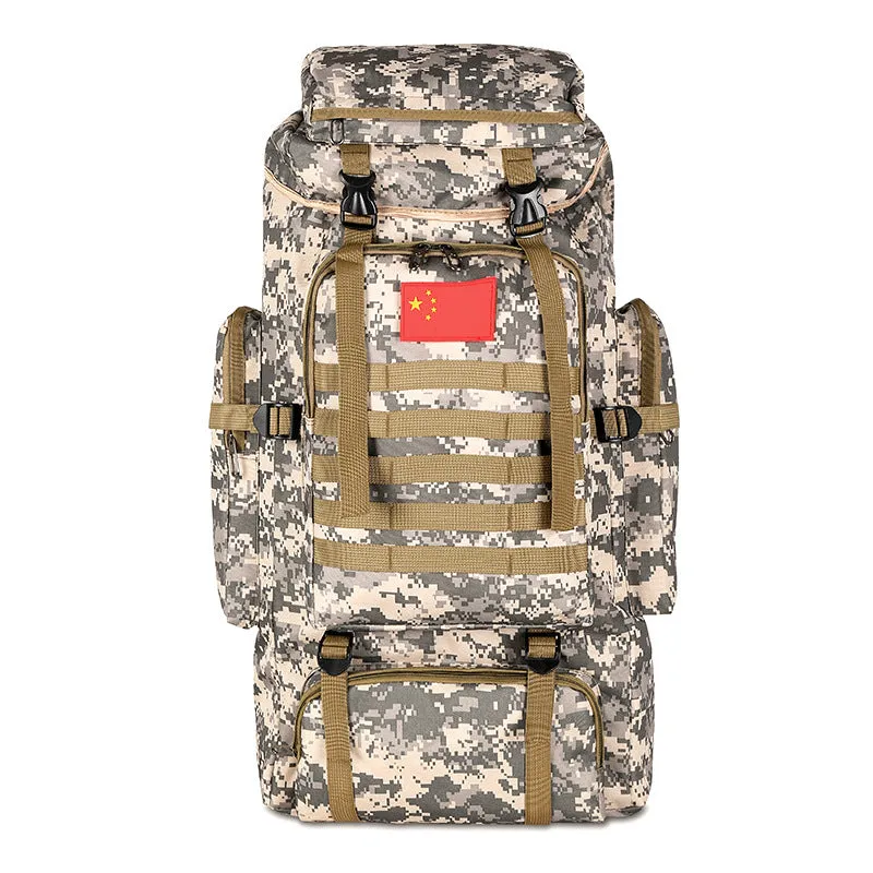 Large Capacity Waterproof Camouflage Hiking Leisure Backpacks
