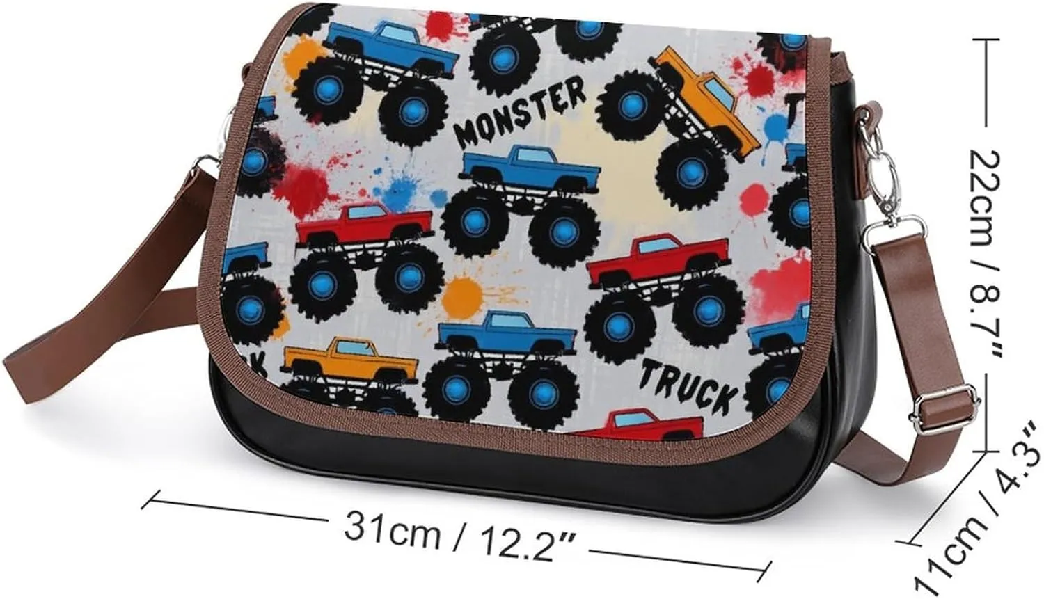 Large Casual Shoulder Handbag Unisex Fashion Shoulder Bag For Daily Use