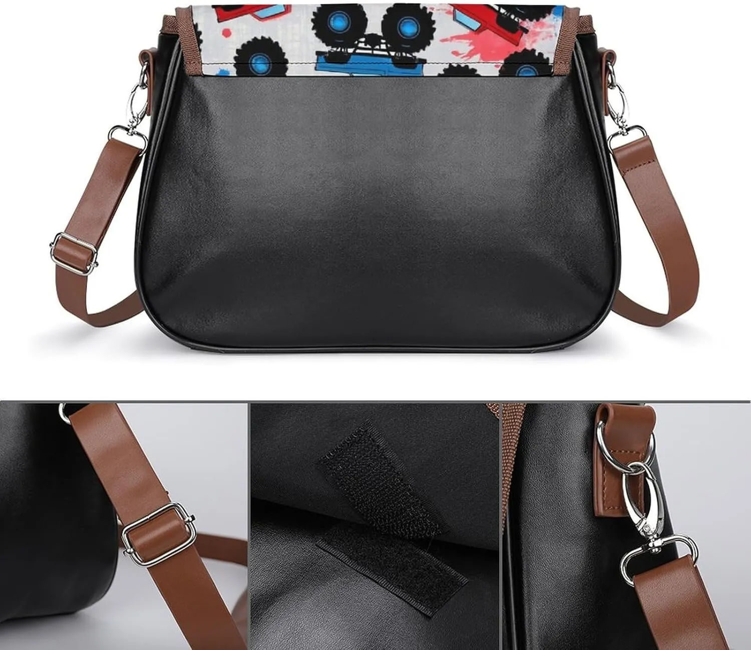 Large Casual Shoulder Handbag Unisex Fashion Shoulder Bag For Daily Use