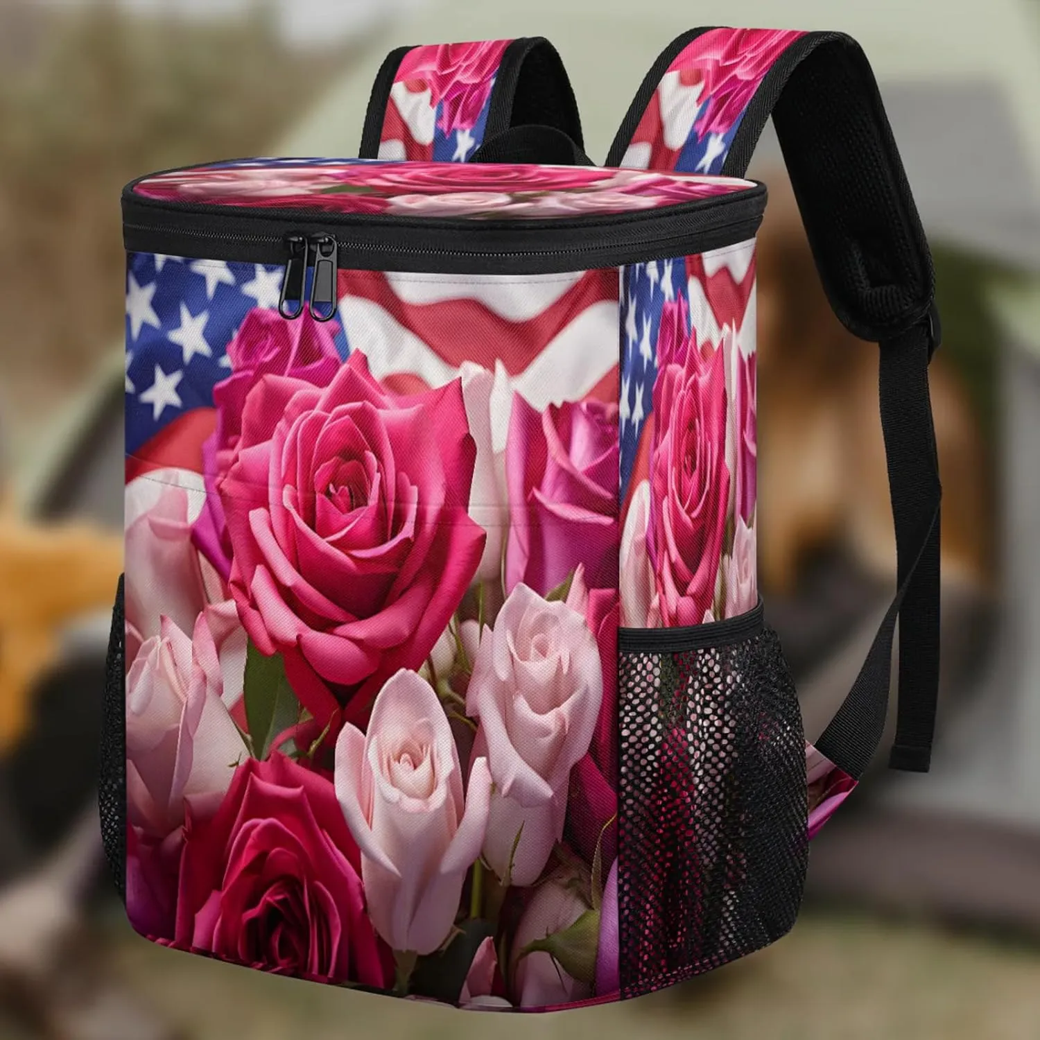 Large Insulated Cooler Backpack, Leak Proof Backpack 30 Cans, Cooler Bag for 12h Hot/Cold Retention