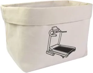 Large 'Treadmill Exercise' Canvas Organiser/Storage Bag (OR00030173)