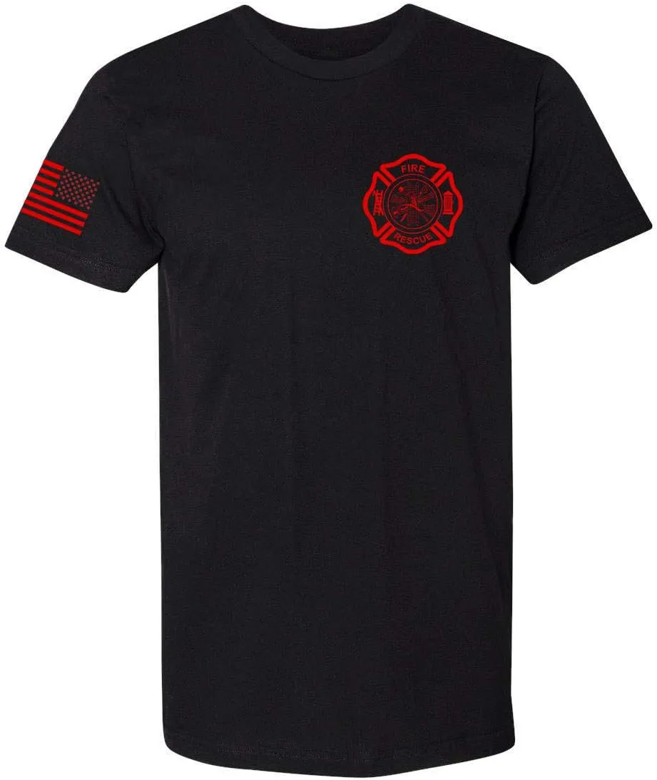 Law Enforcement - Police EMS FBI Fire Rescue Sheriff K-9 Two-Sided T-Shirt | Halloween Costume Cosplay Accessory