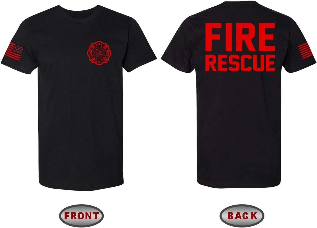 Law Enforcement - Police EMS FBI Fire Rescue Sheriff K-9 Two-Sided T-Shirt | Halloween Costume Cosplay Accessory