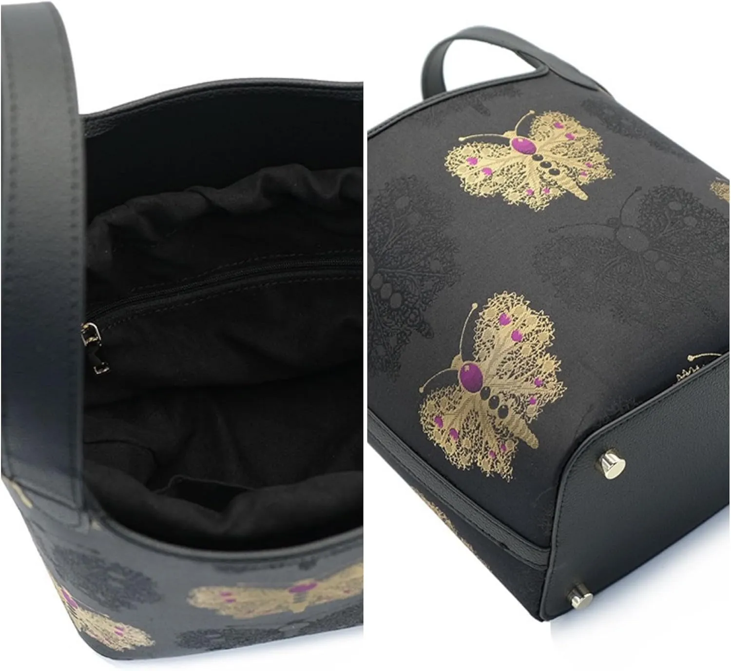 Leather Ladies Fashion Simple Handbag Designer Clutch Tote Bag for Women Ethnic Vintage Small Bucket - Vegetable Basket Bag