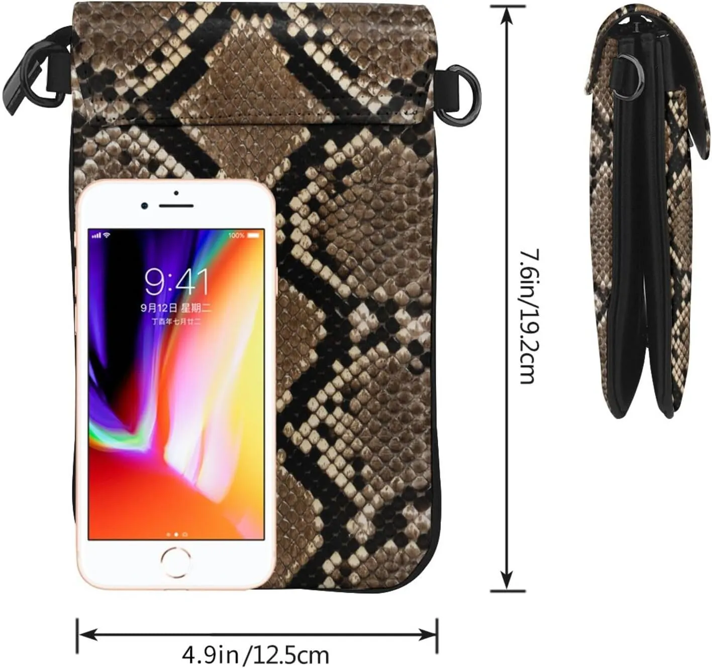 Leather Small Crossbody Bags for Women Cell Phone Bag Cross Body Purses