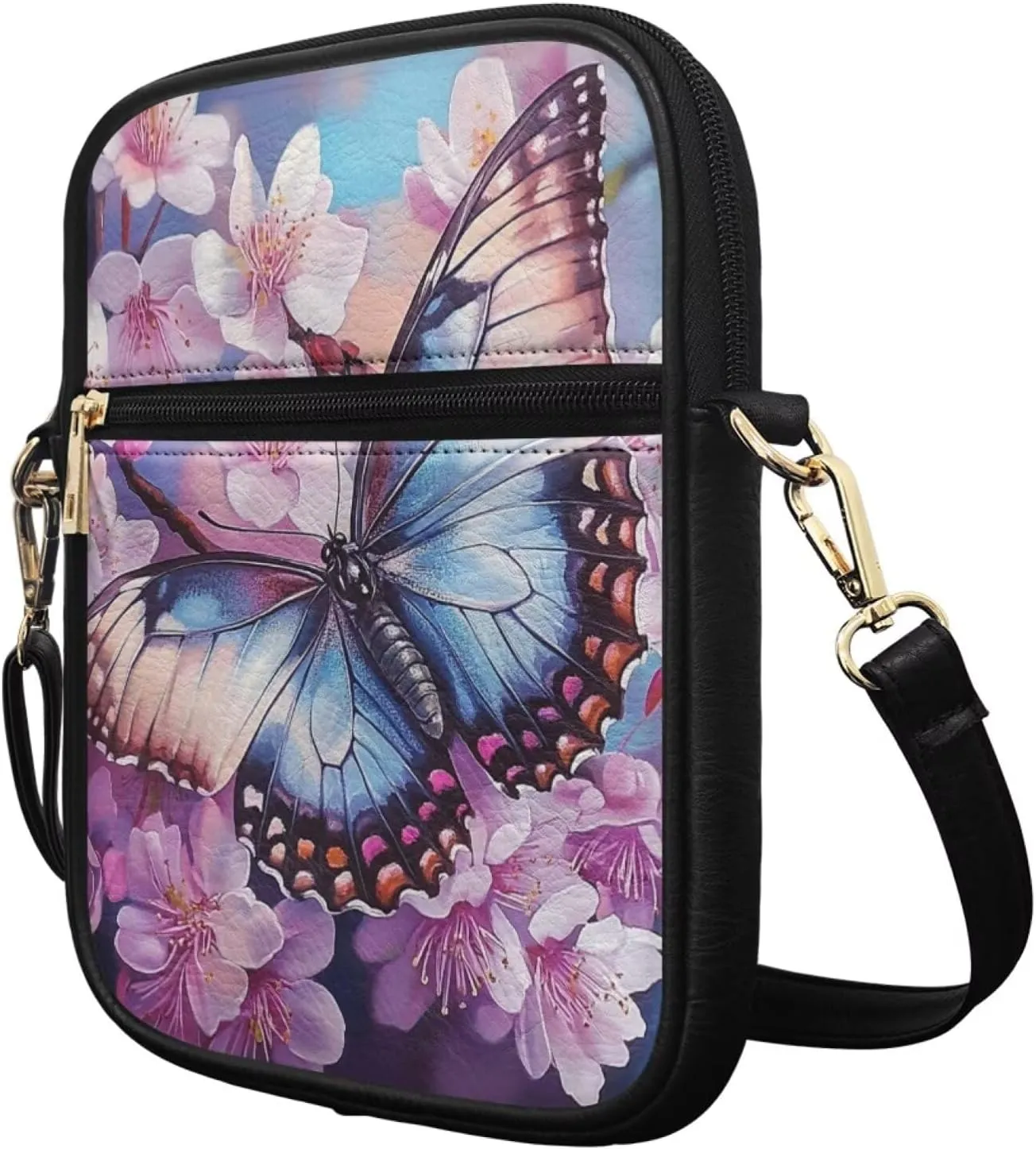 Leather Small Crossbody Bags for Women Cross Body Shoulder Purse Trendy Crossbody Phone Purses Handbags