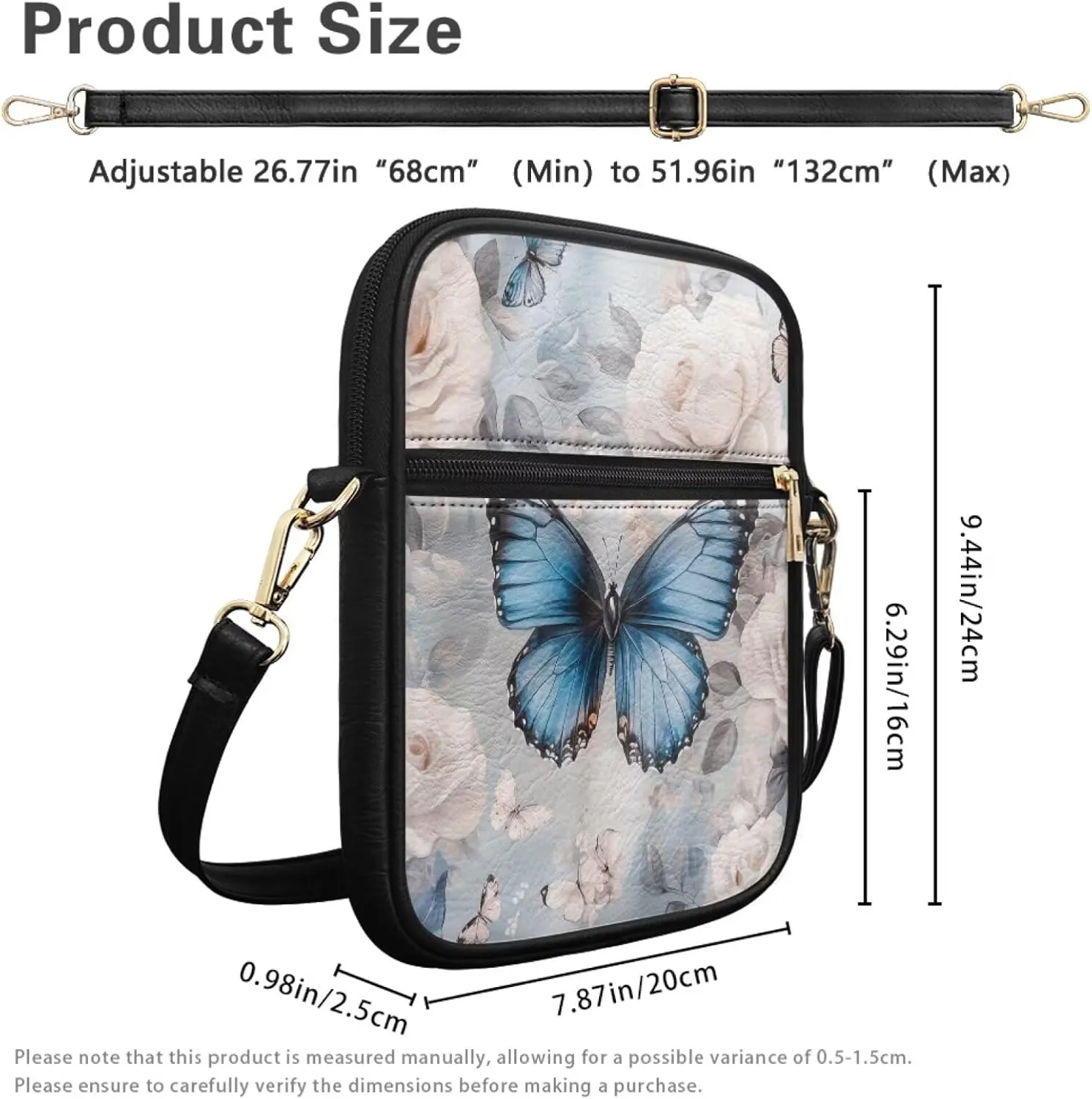 Leather Small Crossbody Bags for Women Cross Body Shoulder Purse Trendy Crossbody Phone Purses Handbags