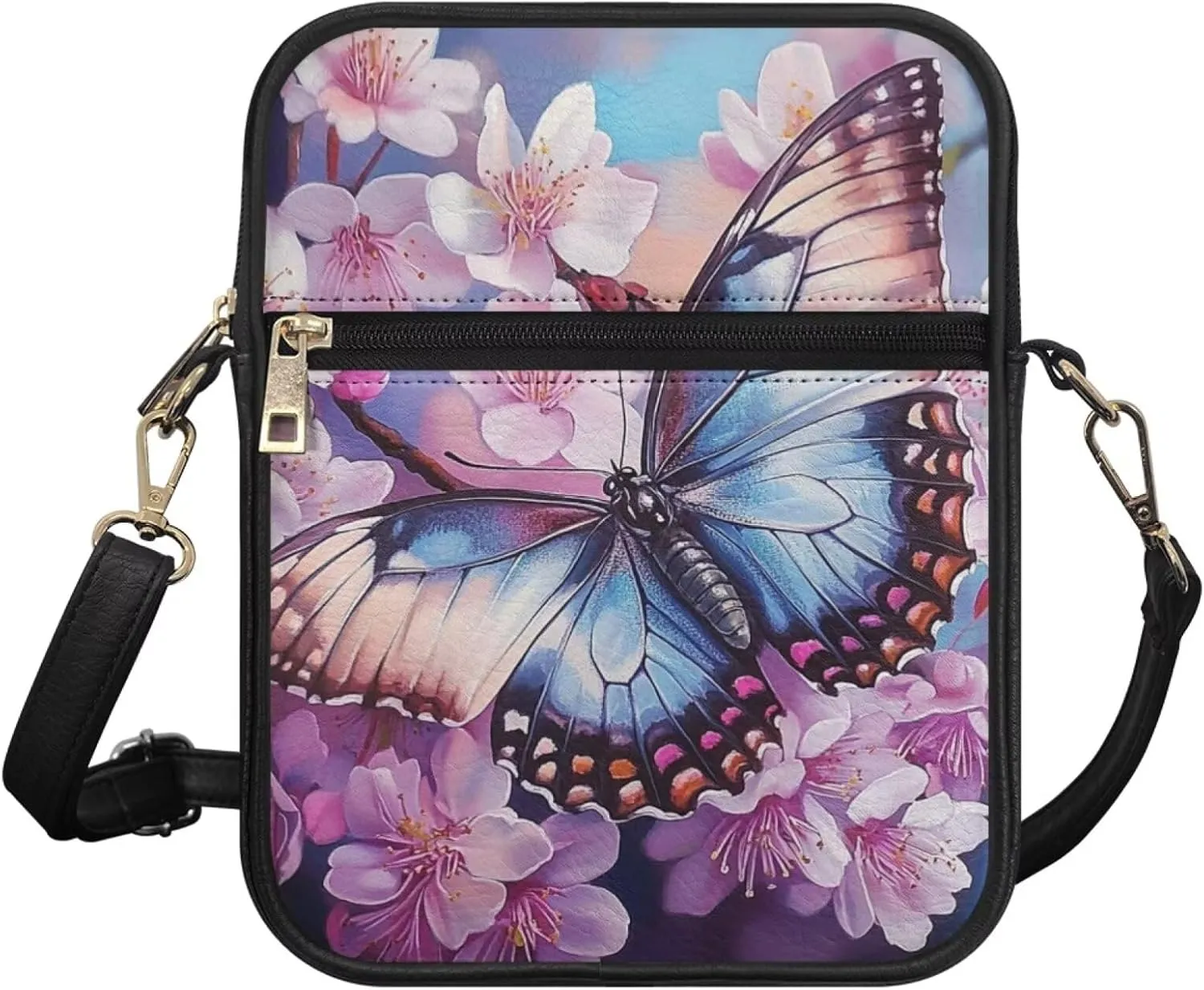 Leather Small Crossbody Bags for Women Cross Body Shoulder Purse Trendy Crossbody Phone Purses Handbags