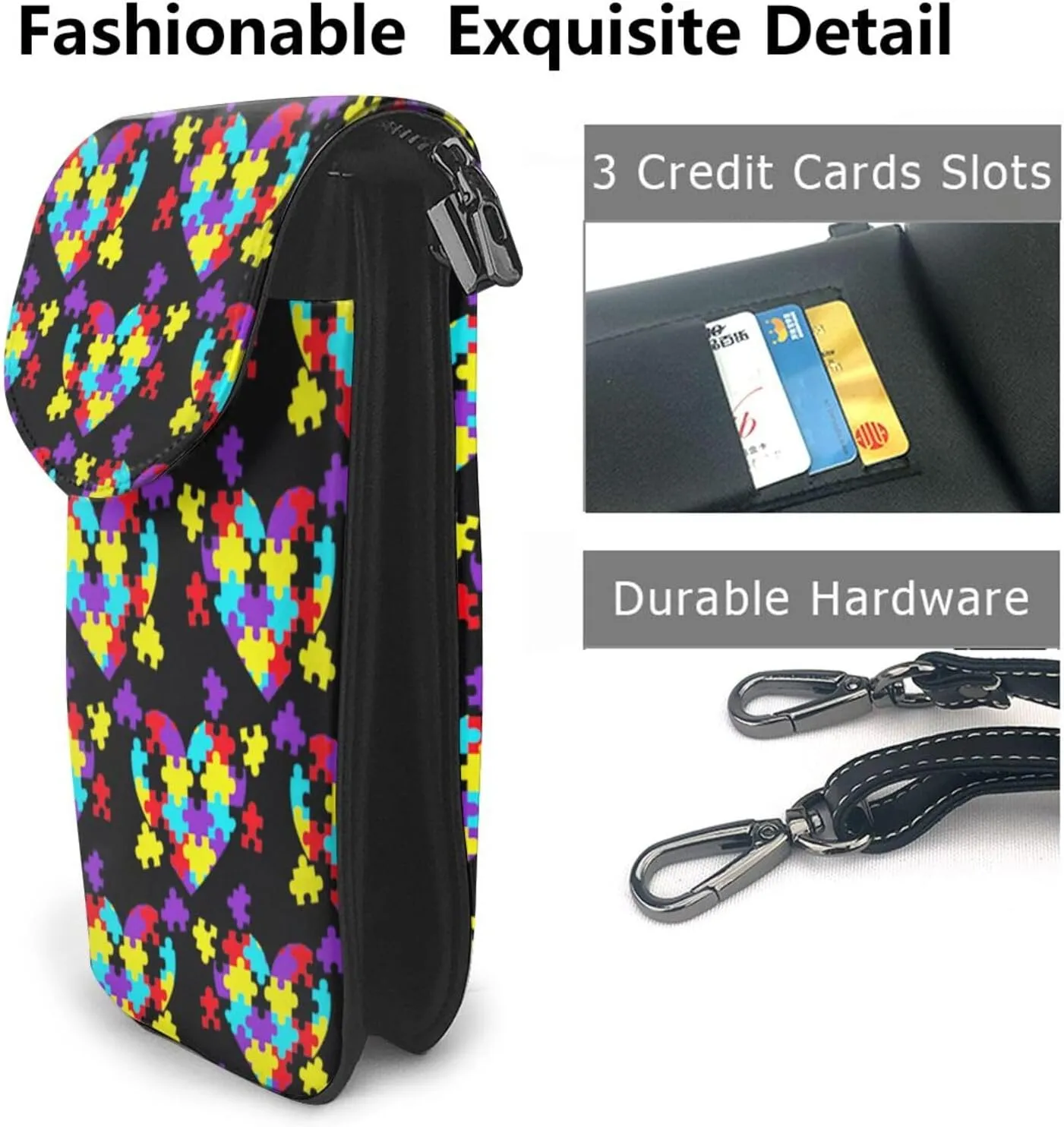 Leather Small Crossbody Bags for Women Men Cell Phone Cross body Purse Bag
