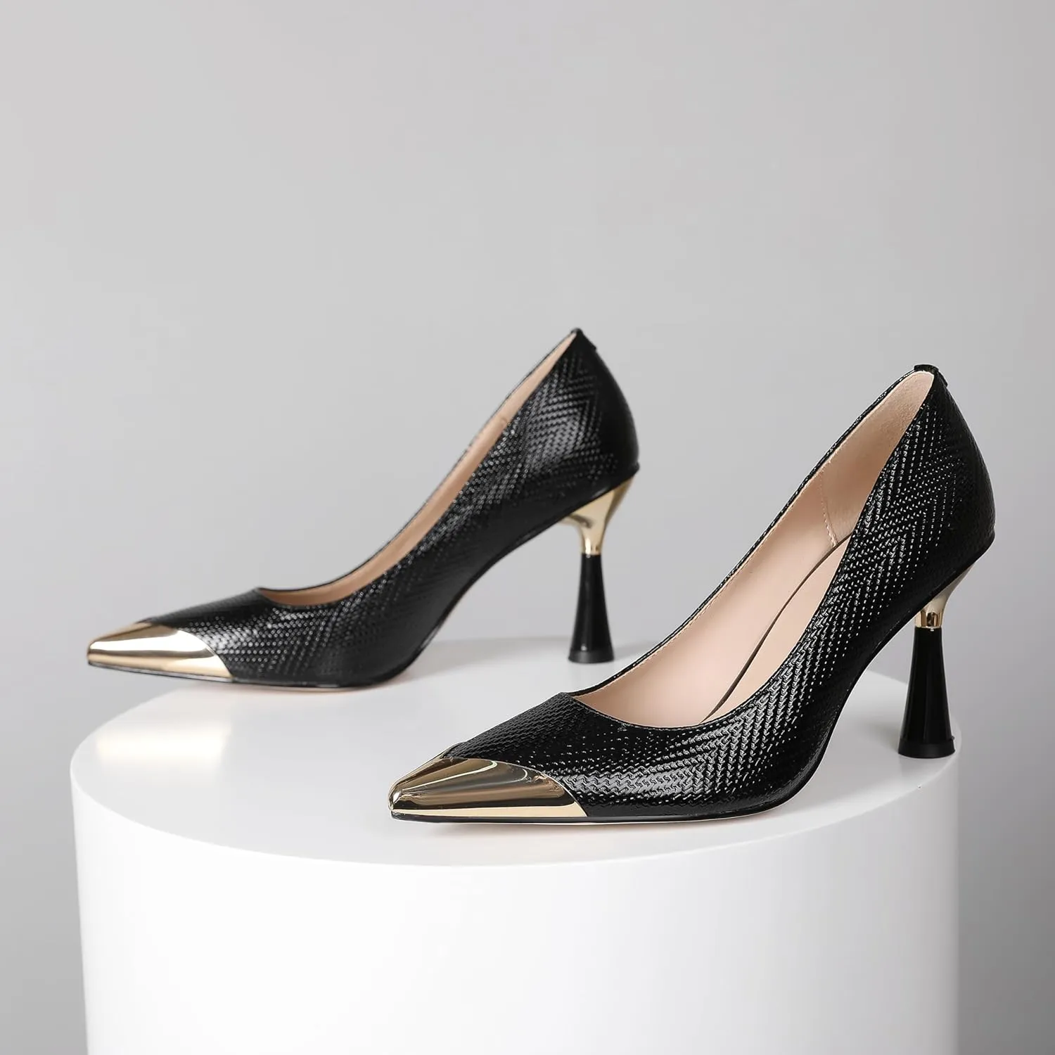 LingxiaUne Pumps for Women Pointed Toe Stiletto High Heels Ideal for Business Office Dress Weddings Fashion Events and Dance Parties Elegant Footwear for The Modern Woman