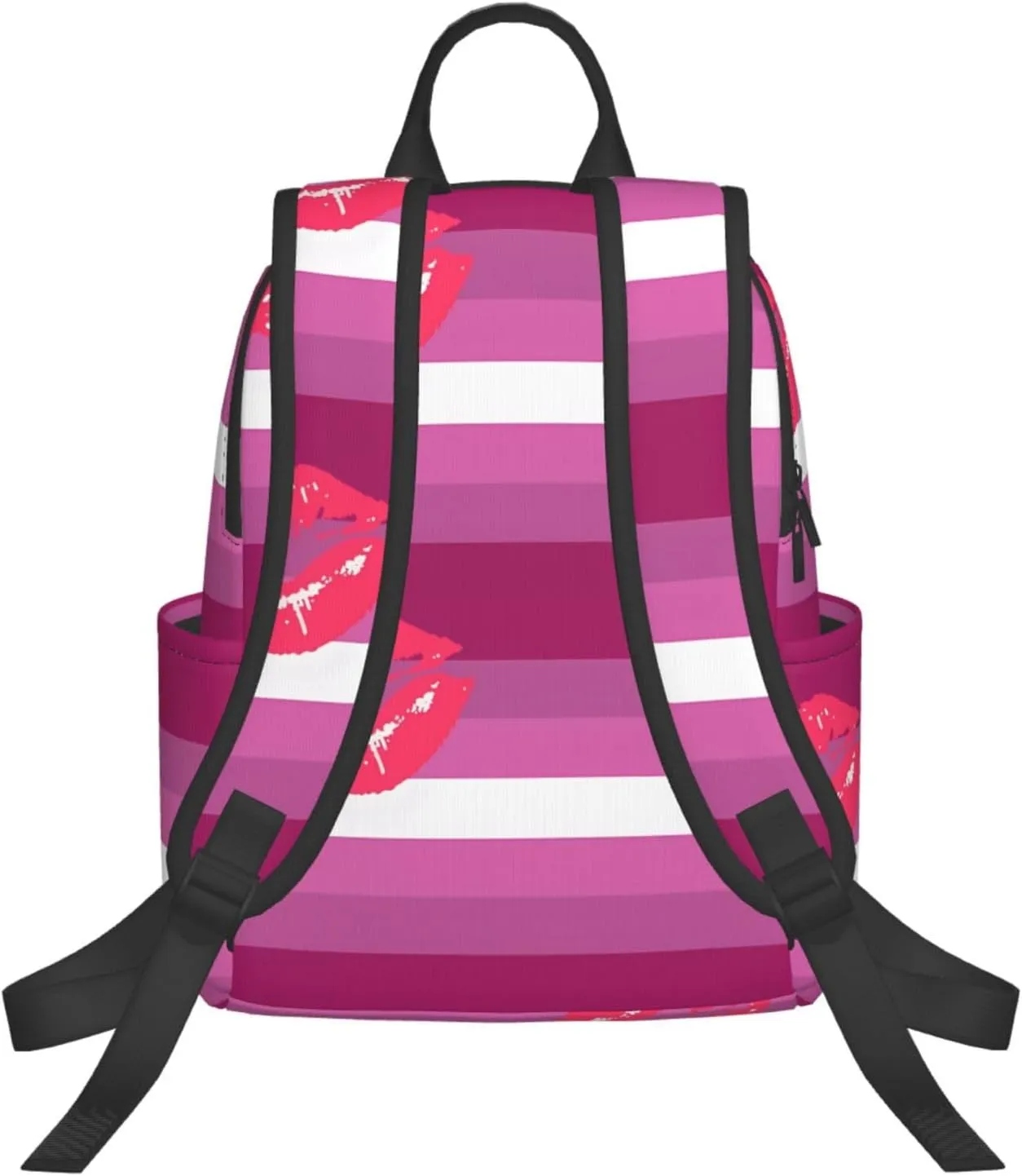 Lipstick Lesbian Pride Flag Travel Laptop Backpack Casual Backpacks Double Shoulder Daypack Notebook Rucksack Work Bags Sports Bag for Hiking Camping Beach