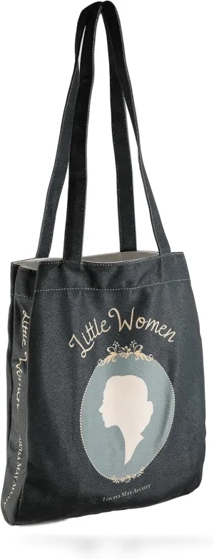Literary Themed Tote Bag-Alice in Wonderland |Turquoise |Large Capacity