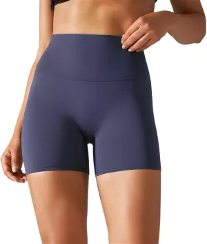 LSCZSLYH Yoga Shorts Women Fitness Running Cycling Shorts Breathable Sports Leggings High Waist Summer Workout Gym Shorts