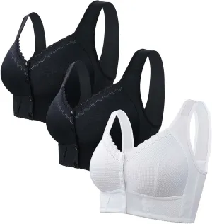 Luxysense Bra, Luxysense Bra for Senior, Bra, Front Closure Breathable Bra for Seniors