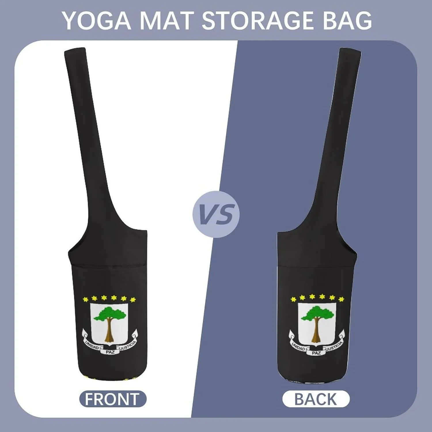 Madagascar Flag Yoga Mat Bag for Women,storage Bag Travel Yoga Gym Bag Carrier Bag