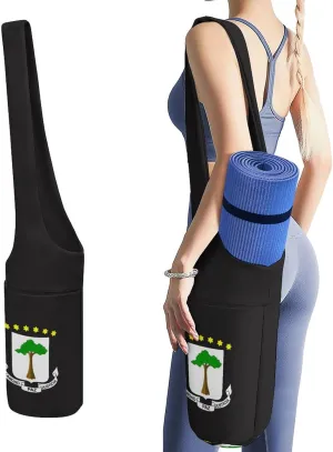 Madagascar Flag Yoga Mat Bag for Women,storage Bag Travel Yoga Gym Bag Carrier Bag