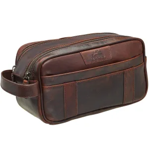 Mancini Dual Toiletry Collection Free gift with purchase Bag Buffalo Top Supportive Zipper