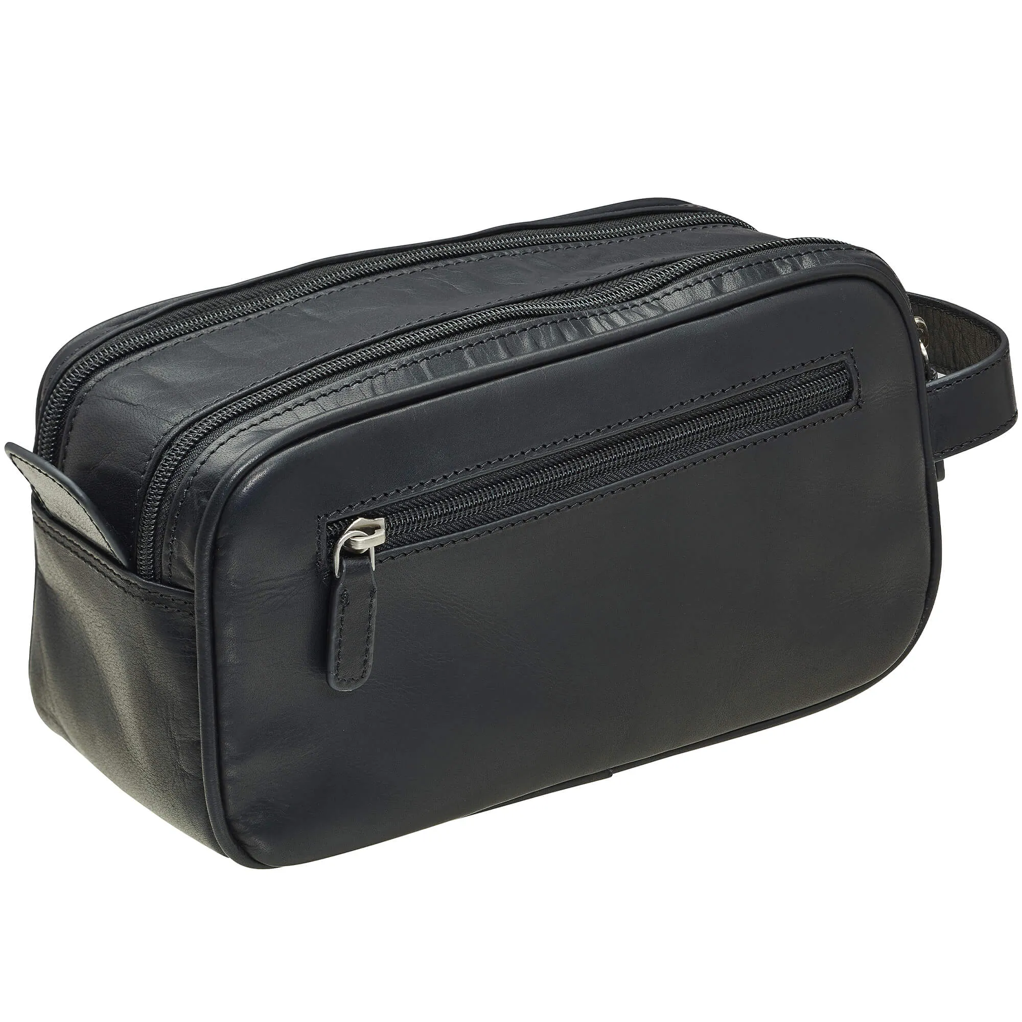 Mancini Dual Toiletry Collection Free gift with purchase Bag Buffalo Top Supportive Zipper