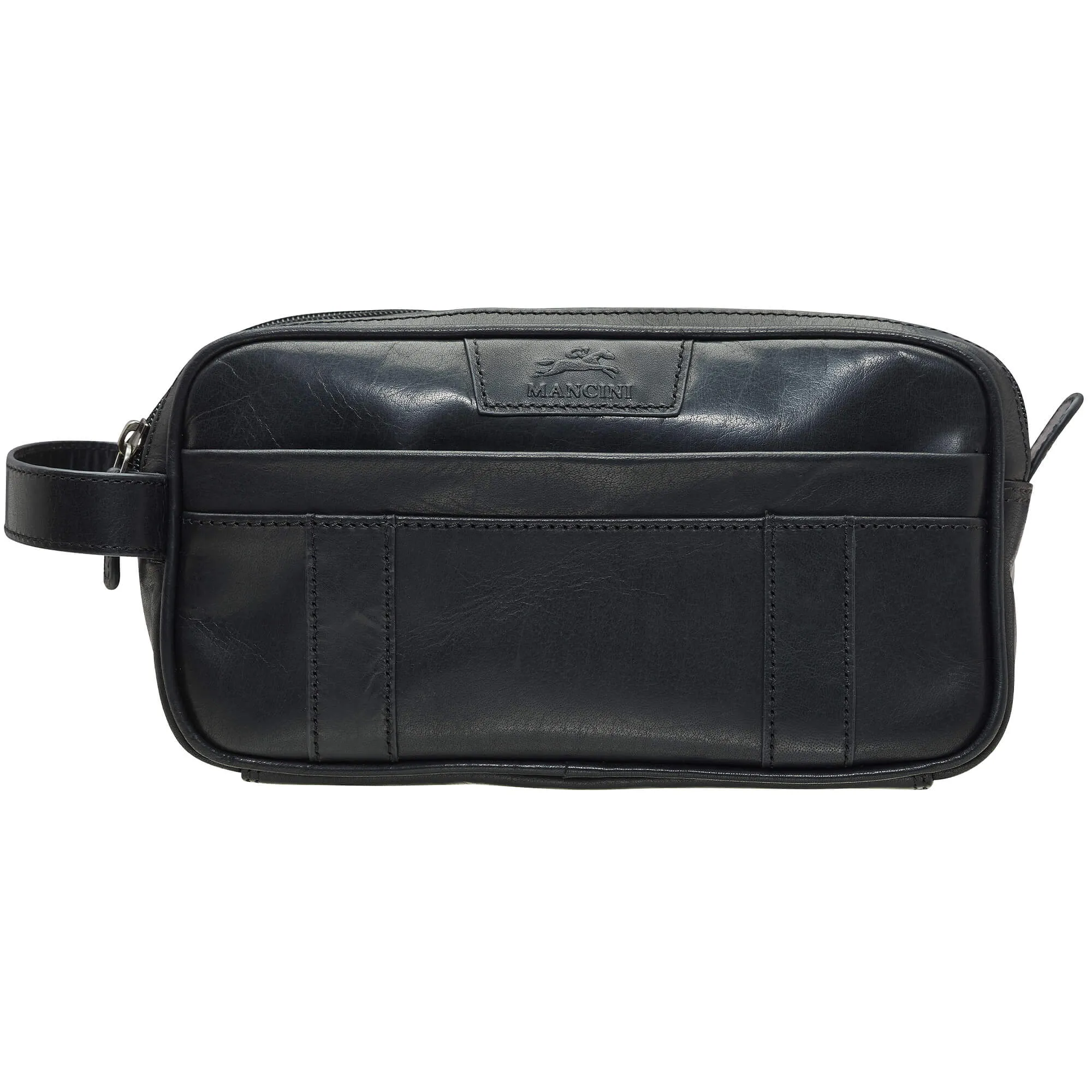 Mancini Dual Toiletry Collection Free gift with purchase Bag Buffalo Top Supportive Zipper