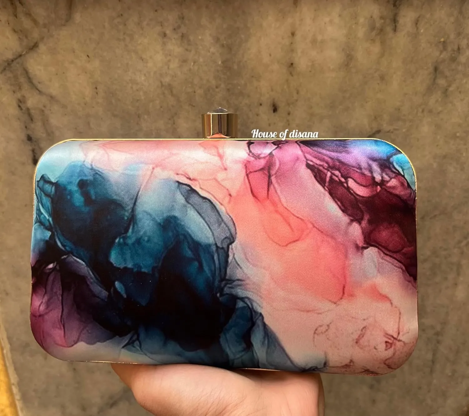 Marble Abstract Lightweight Clutch Bags Formal Party Wedding Purses Cocktail Prom Casual Tote Handbags (Design Patterns 8)