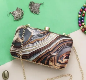 Marble Abstract Lightweight Clutch Bags Formal Party Wedding Purses Cocktail Prom Casual Tote Handbags (Design Patterns 8)