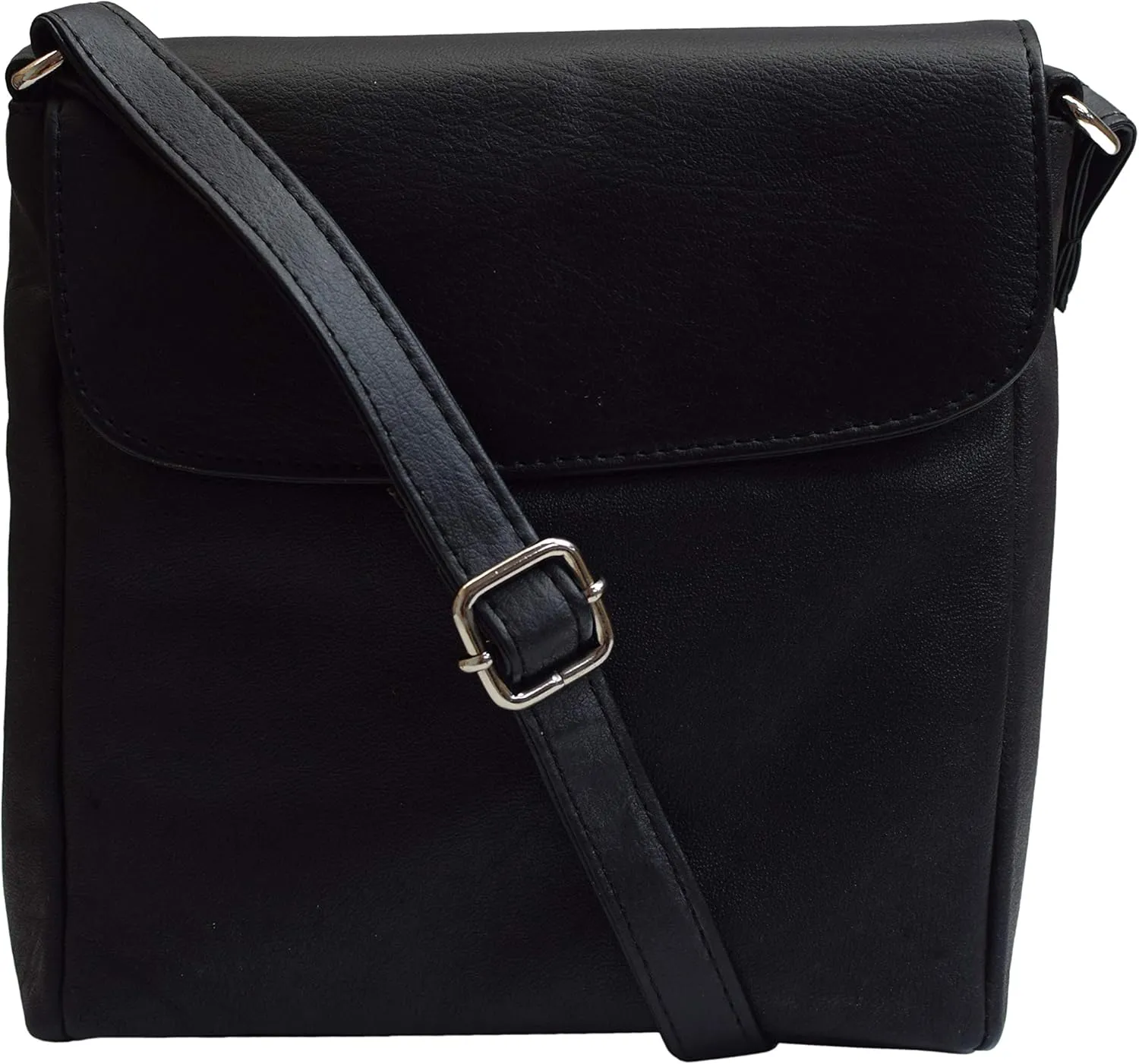 MARSHAL Crossbody Bag Leather Black Women's Purse Handbag Ladies Shoulder Bag