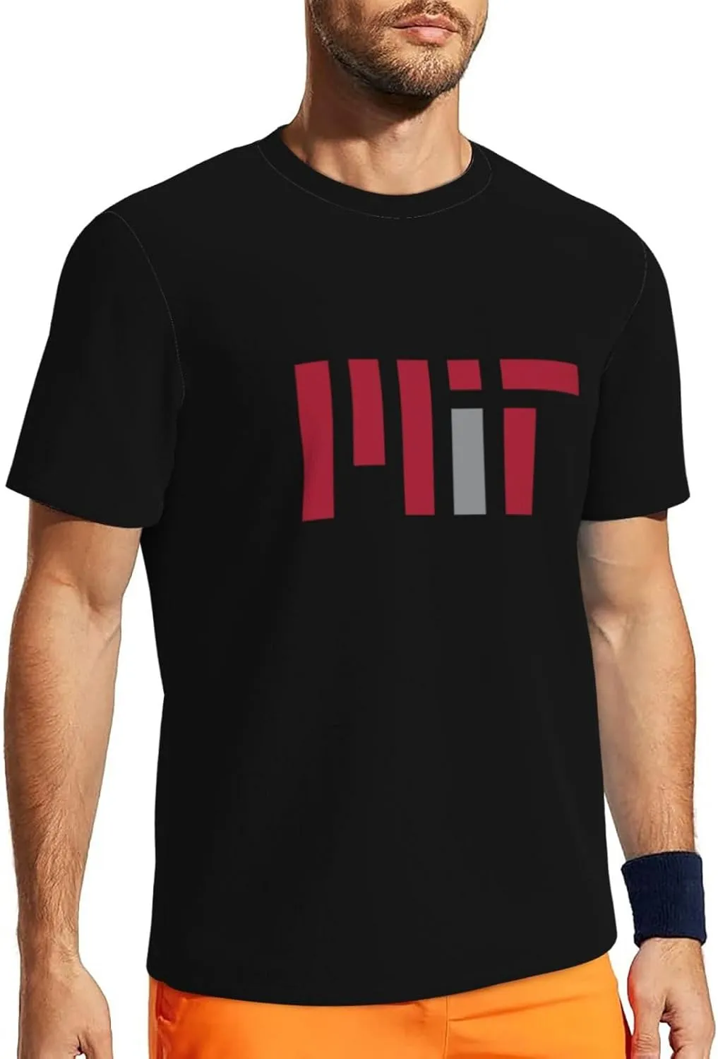 Massachusetts Institute of Technology Men's Lightweight Breathable Mesh Short Sleeve T-Shirt