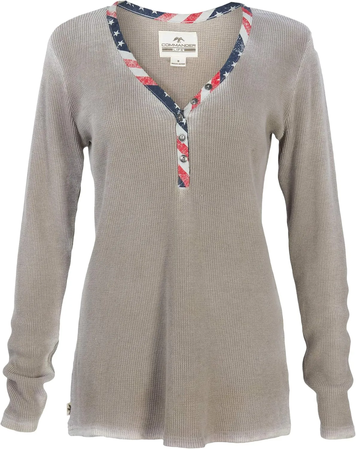 Men's Americana Long Sleeve Henley