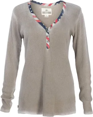 Men's Americana Long Sleeve Henley