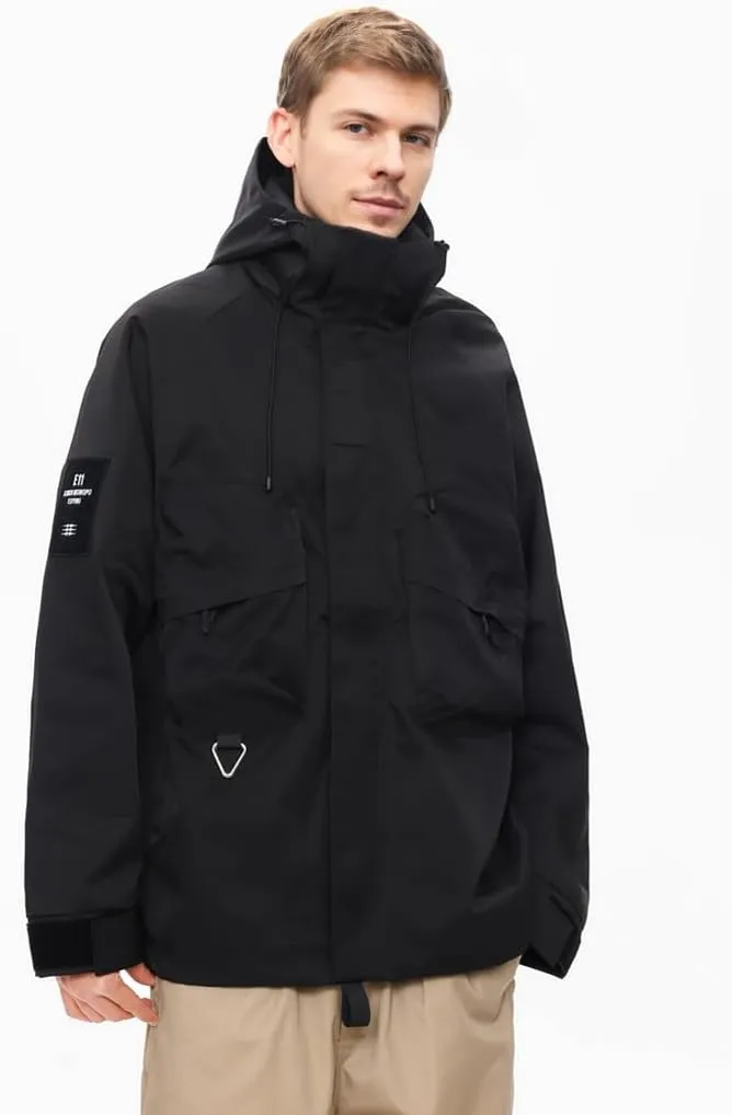 Men's And Women's Outdoor Sports Waterproof Hooded Raincoat Windproof Jacket
