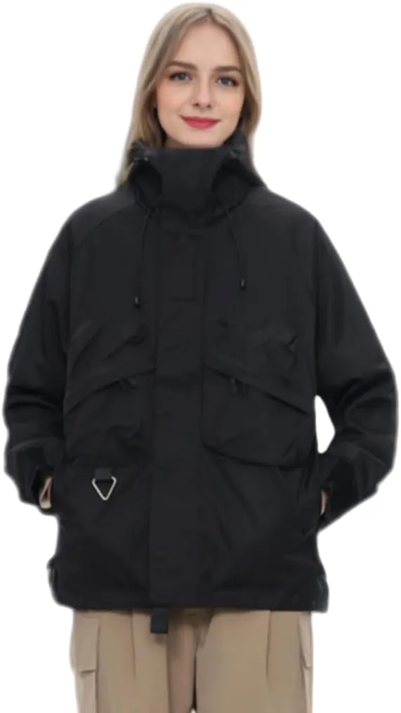Men's And Women's Outdoor Sports Waterproof Hooded Raincoat Windproof Jacket