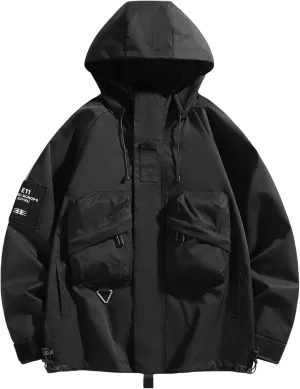 Men's And Women's Outdoor Sports Waterproof Hooded Raincoat Windproof Jacket