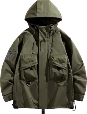 Men's And Women's Outdoor Sports Waterproof Hooded Raincoat Windproof Jacket