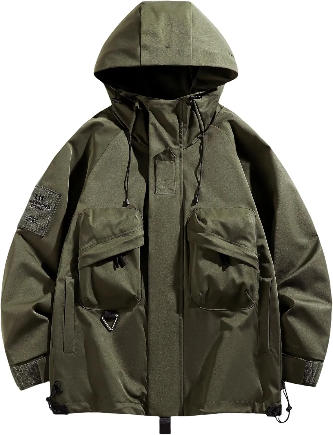 Men's And Women's Outdoor Sports Waterproof Hooded Raincoat Windproof Jacket