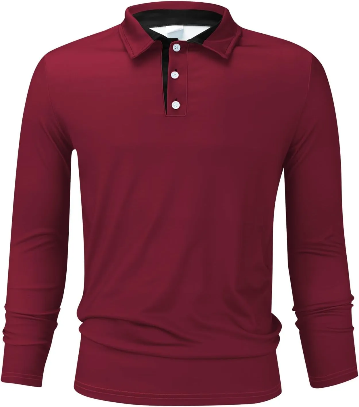Mens Big and Tall Polo Shirts Lapel T Shirt Tops Men's Business Tops Polo White Tees White Tee Mens Plain Tshirts