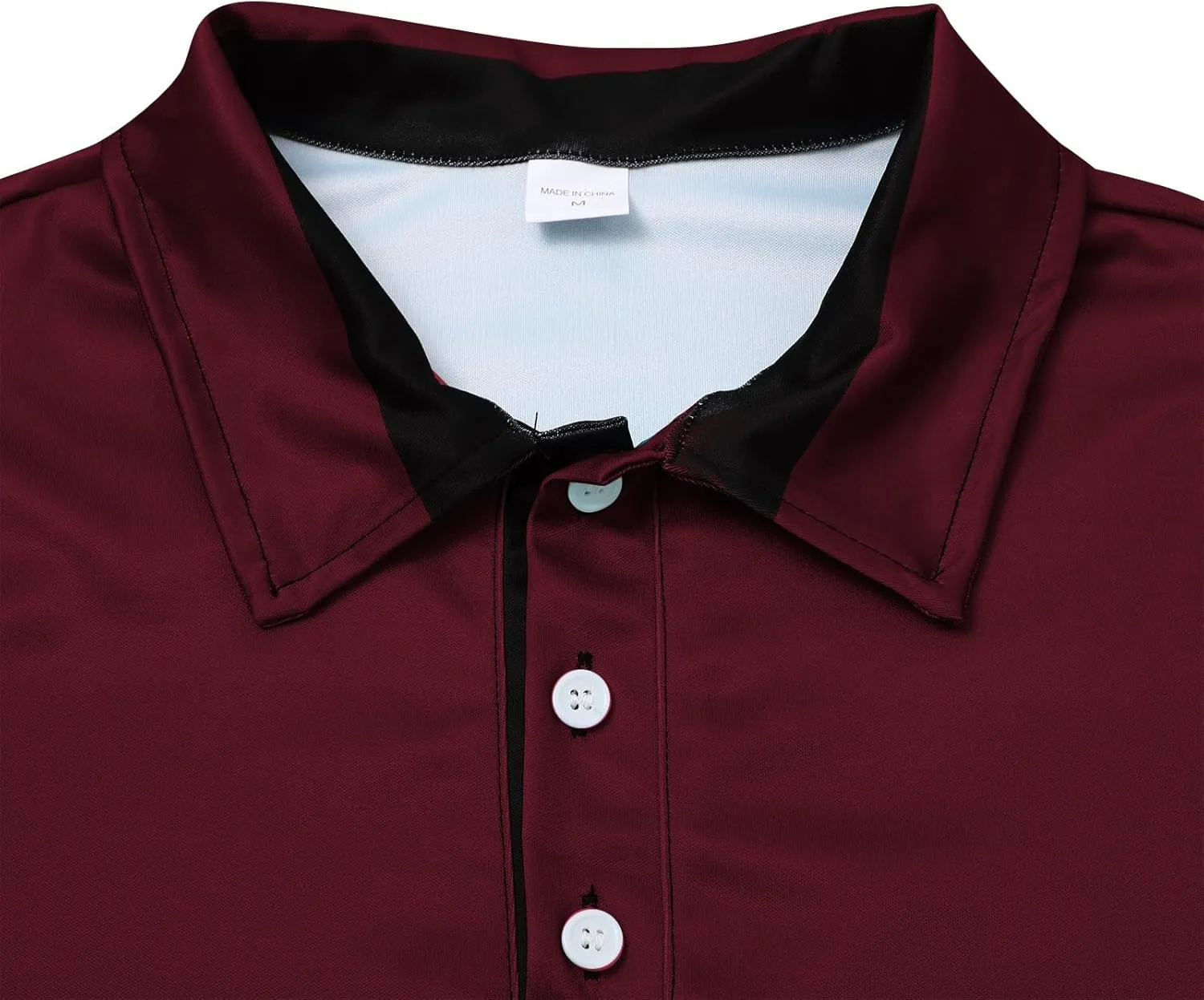 Mens Big and Tall Polo Shirts Lapel T Shirt Tops Men's Business Tops Polo White Tees White Tee Mens Plain Tshirts