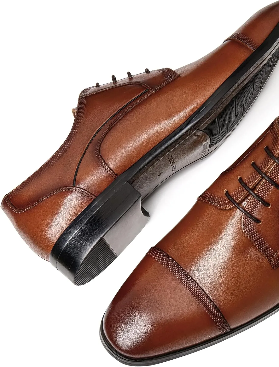 Men's Business Casual Dress Oxfords Formal Lace-Up Shoes for Office, Parties, and Daily Wear