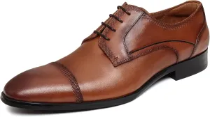Men's Business Casual Dress Oxfords Formal Lace-Up Shoes for Office, Parties, and Daily Wear
