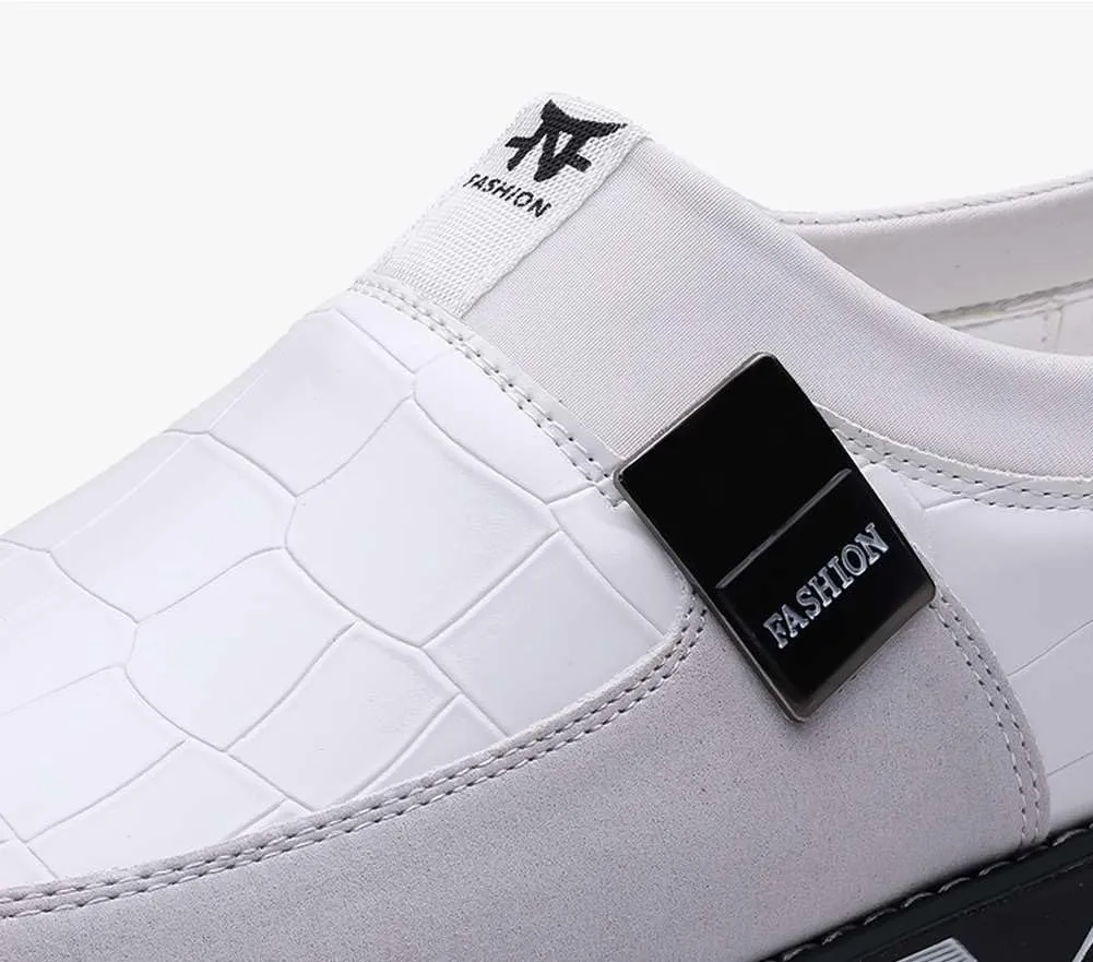 Men's Casual Dress Oxford Shoes Business Office Loafers Leather Fashion Dress Sneakers Comfort Walking Driving Shoes