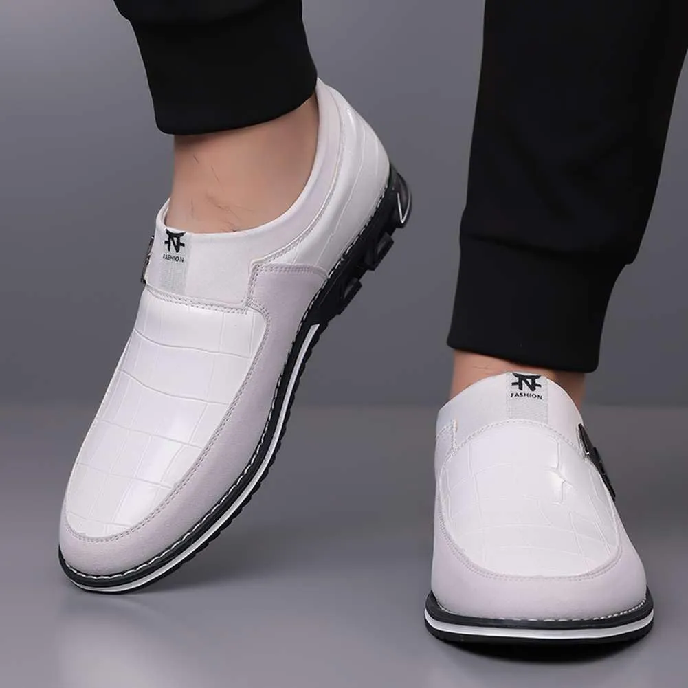 Men's Casual Dress Oxford Shoes Business Office Loafers Leather Fashion Dress Sneakers Comfort Walking Driving Shoes