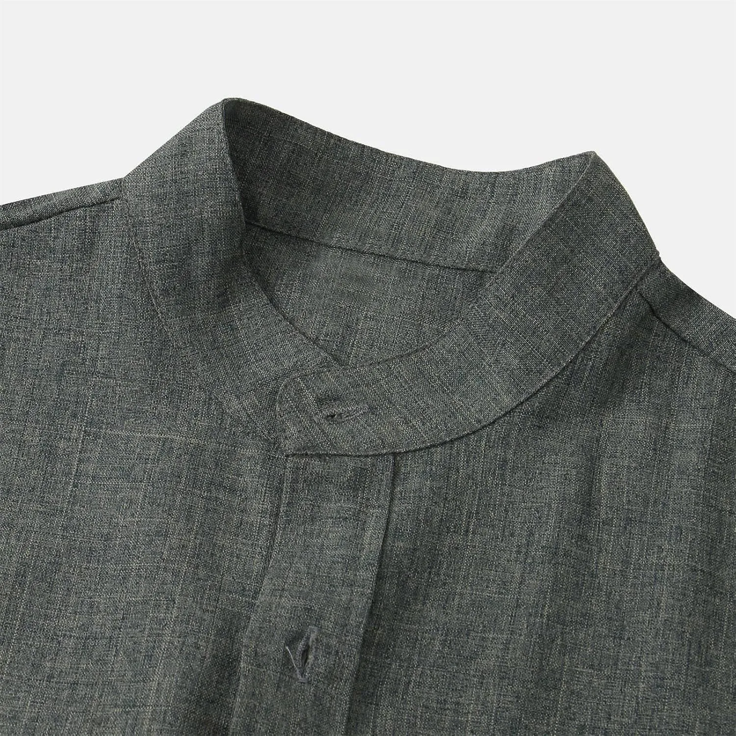 Mens Collared Button Up Summer Shirts Lightweight Simple Solid Color Tops Short Sleeve Casual T Shirt