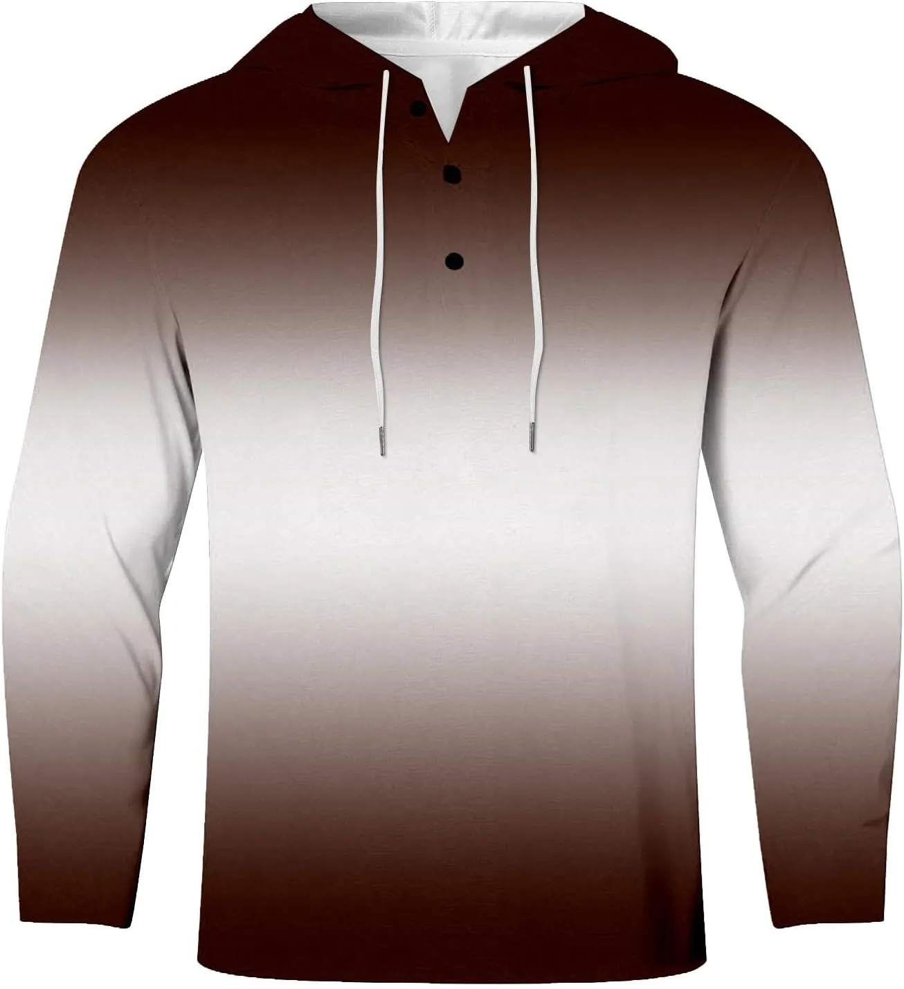 Men's Convertible Hooded Shirt with Roll-Up Sleeves – Lightweight Performance Fabric for Hot Weather Outdoor Activities